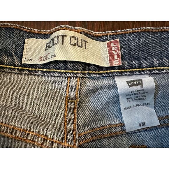 Levis Boot Cut 515 Jeans MADE IN USA Size 4 - Picture 4 of 12